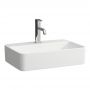 Umywalka 55x38 cm prostokątna nablatowa biała H8169457571111 Laufen Savoy zdj.1