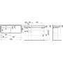 Umywalka 120x46 cm prostokątna meblowa H8171107581091 Laufen Meda zdj.2