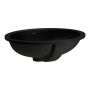 Umywalka 50x41 cm owalna podblatowa czarna H8189437161551 Laufen Savoy zdj.1