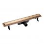 Odpływ liniowy z rusztem 90 cm COB890D Laveo Basso zdj.1
