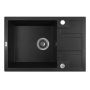 Zlewozmywak granitowy 65x44 cm SBB713T Laveo Barbados zdj.1