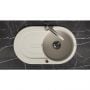 Zlewozmywak granitowy 78x47 cm beżowy SBD481T Laveo Dafne zdj.3