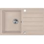 Zlewozmywak granitowy 79x49 cm SBM411T Laveo Margarita zdj.1