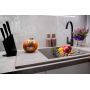 Zlewozmywak granitowy 78x50 cm SBR513T Laveo Pionier zdj.3