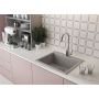 Zlewozmywak granitowy 57x50 cm SBT510Y Laveo Tau zdj.3