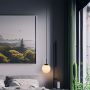 Lampa wisząca 1x10 W czarna LP0021PBK Light Prestige Dorado zdj.5