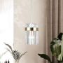Lampa wisząca 1x10 W złota LP29101PGD Light Prestige Vetro zdj.5