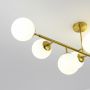 Lampa podsufitowa x40 W biała-złota LP0028P Light Prestige Dorado zdj.4