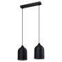 Lampa wisząca 2x8 W czarna LP01102LBK Light Prestige Nilo zdj.1