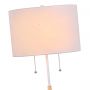 Lampa stojąca 2x15 W biała LP03042FWH Light Prestige Fogo zdj.4