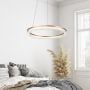 Lampa wisząca 1x50 W złota LP0331PLGDCRISTALTRIANGLE Light Prestige Midway zdj.3