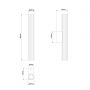 Kinkiet 1x8 W złoty LP05101W45GD Light Prestige Linea zdj.2