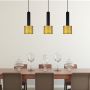 Lampa wisząca 3x15 W złota LP07023LGD Light Prestige Amo zdj.4