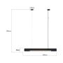 Inteligentna lampa wisząca 1x32 W czarna LP13011PMBKSmart Light Prestige Cali zdj.2