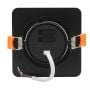 Lampa do zabudowy 1x3 W czarna LP15061RSBKSquare Light Prestige Plus zdj.4