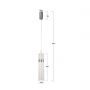 Lampa wisząca 1x6 W chrom LP15101PCH Light Prestige Ambiente zdj.2
