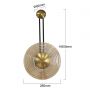 Kinkiet 1x8 W bursztynowy LP17021WAM Light Prestige Bell zdj.2