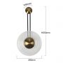 Kinkiet 1x8 W przezroczysty LP17021WTR Light Prestige Bell zdj.2