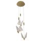 Lampa wisząca 3x24 W przezroczysta-złota LP17153P Light Prestige Mariposa zdj.1