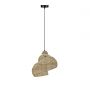 Lampa wisząca 1x15 W ratan LP18061P40cm Light Prestige Shella zdj.1