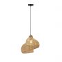 Lampa wisząca 1x15 W ratan LP18061P40cm Light Prestige Shella zdj.3