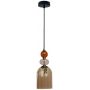 Lampa wisząca 1x15 W bursztynowa LP20041PMAM Light Prestige Tropea zdj.1