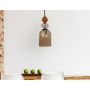 Lampa wisząca 1x15 W bursztynowa LP20041PMAM Light Prestige Tropea zdj.4