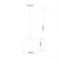 Lampa wisząca 1x15 W ratan LP20251P40cm Light Prestige Kanso zdj.2