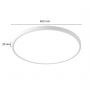 Plafon 1x40 W biały LP25051C48WH Light Prestige California zdj.2