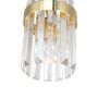 Lampa wisząca 1x10 W złota LP29101PGD Light Prestige Vetro zdj.3