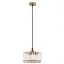 Lampa wisząca 1x15 W złota LP29101PGDround Light Prestige Vetro zdj.1