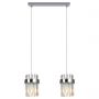 Lampa wisząca 2x10 W chrom LP29102LCH Light Prestige Vetro zdj.3