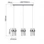 Lampa wisząca 3x10 W chrom LP29103LCH Light Prestige Vetro zdj.2