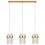 Lampa wisząca 3x10 W złota LP29103LGD Light Prestige Vetro zdj.1