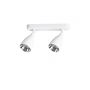 Lampa podsufitowa 2x8 W biała LP31032WSWH Light Prestige Campana zdj.2