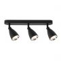 Lampa podsufitowa 3x8 W czarna LP31033WSBK Light Prestige Campana zdj.1