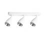Lampa podsufitowa 3x8 W biała LP31033WSWH Light Prestige Campana zdj.2