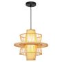 Lampa wisząca 1x15 W ratan LP31101PNT Light Prestige Astra zdj.3