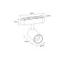 Lampa magnetyczna 1x10 W czarny LP606MAGSLIM10W3BK Light Prestige Magnetic Slim zdj.2