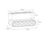 Lampa magnetyczna 1x6 W czarny LP616MAGSLIM6W4BK Light Prestige Magnetic Slim zdj.2
