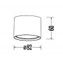Lampa podsufitowa 1x7 W biała LP63311SMIP65WH Light Prestige Kendal zdj.2