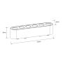 Lampa magnetyczna 1x6 W biały LP636MAGSLIM6W3BK Light Prestige Magnetic Slim zdj.2