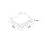 Łącznik x W czarny LP656MAGSLIMlacznikISMBK Light Prestige Magnetic Slim zdj.2