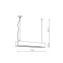 Lampa wisząca biała LP70011P20WH6318CCT Light Prestige Ibros zdj.2