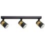 Lampa podsufitowa 3x50 W czarna LP7703WBK Light Prestige Anillo zdj.1