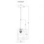 Lampa wisząca 1x15 W przezroczysta LP81031PTR Light Prestige Elaris zdj.2