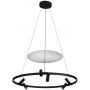 Lampa wisząca 6x3 W czarna LP9071PBK Light Prestige Almeria zdj.1