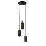 Lampa wisząca 3x40 W czarna LP9453PBK Light Prestige Tirana zdj.1