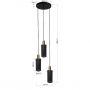 Lampa wisząca 3x40 W czarna LP9453PBK Light Prestige Tirana zdj.2