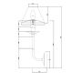 Kinkiet 1x40 W czarny LP9791W Light Prestige Glamour zdj.2